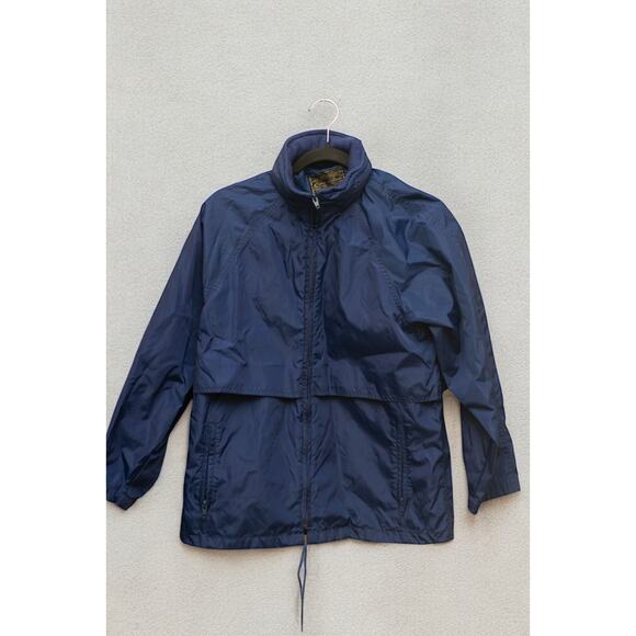 Eddie Bauer Women’s Small Rain Shell — Navy, Mesh-Lined late ’90s/early ’00s - Picture 2 of 4